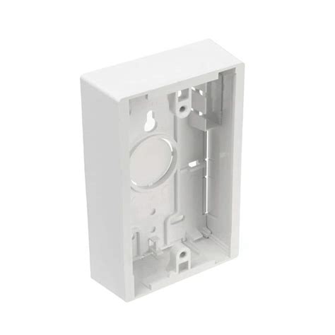 electrical slim or low profile junction box|low profile surface mount outlet.